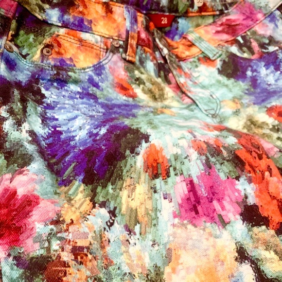 Floral print skinny jeans - Picture 6 of 7